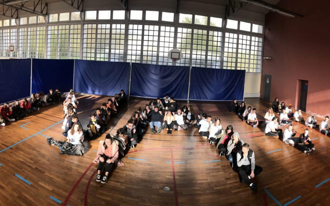 Les élèves du lycée Chaptal disent Non Au Harcèlement