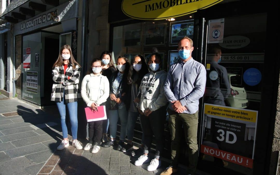 Les secondes métiers de la relation client découvrent l’activité commerciale de Quimper