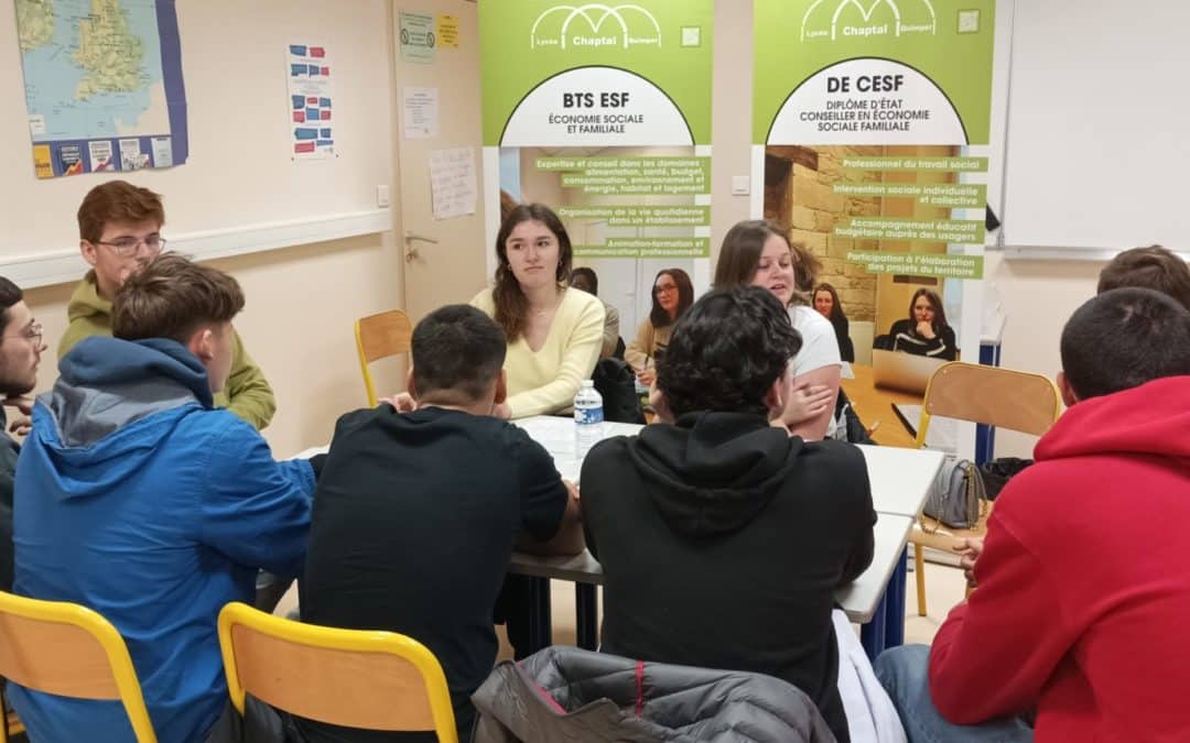 Rencontre entre des terminales et des étudiants de BTS