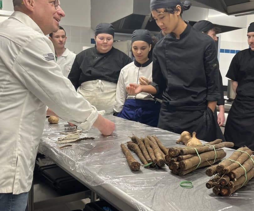 Un chef étoilé Michelin au lycée Jean Chaptal de Quimper